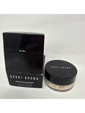 Bobbi Brown Sheer Finish Loose Powder ~ Setting Powder Pale Yellow NIB CJ1